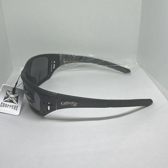 Choppers Biker Mens Mirrored Sunglasses - Picture 2 of 3